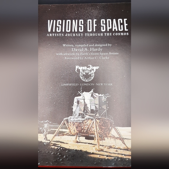 Visions of Space Artist Jouney Through The Cosmos David A. Hardy Hardcovered - Picture 4 of 11